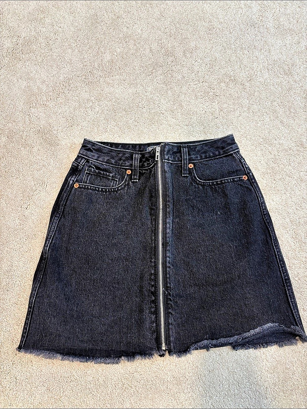 Abercrombie & Fitch Zoe Natural Rise Vintage A-Line Skirt A-Line Mini Skirt